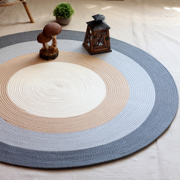 Beautiful round rug Bowlift