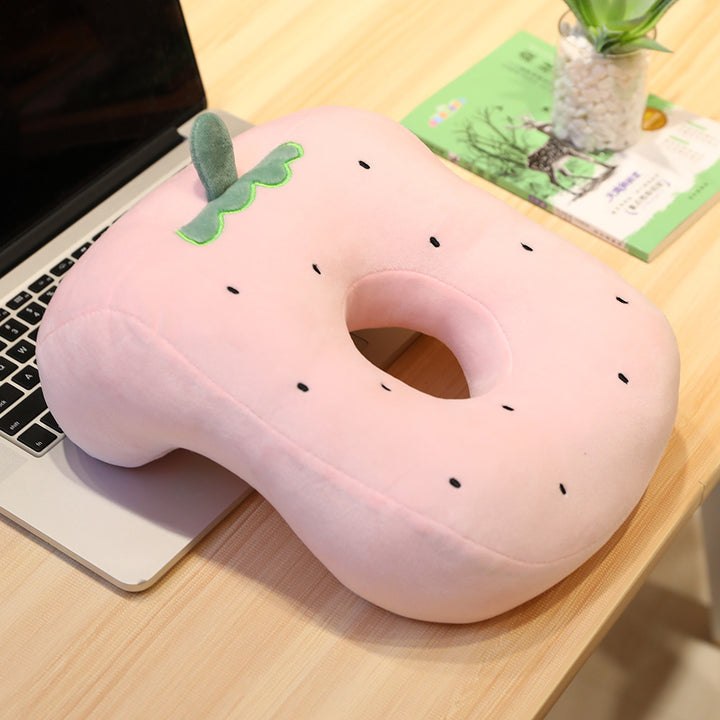 Plush neck support pillow in carrot shape Bowlift