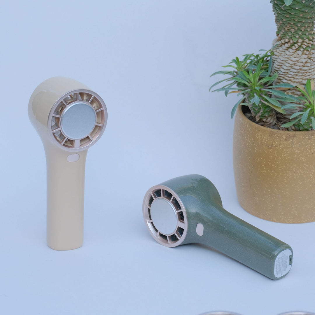 Women Portable Hand Fan with Rechargeable Battery Bowlift