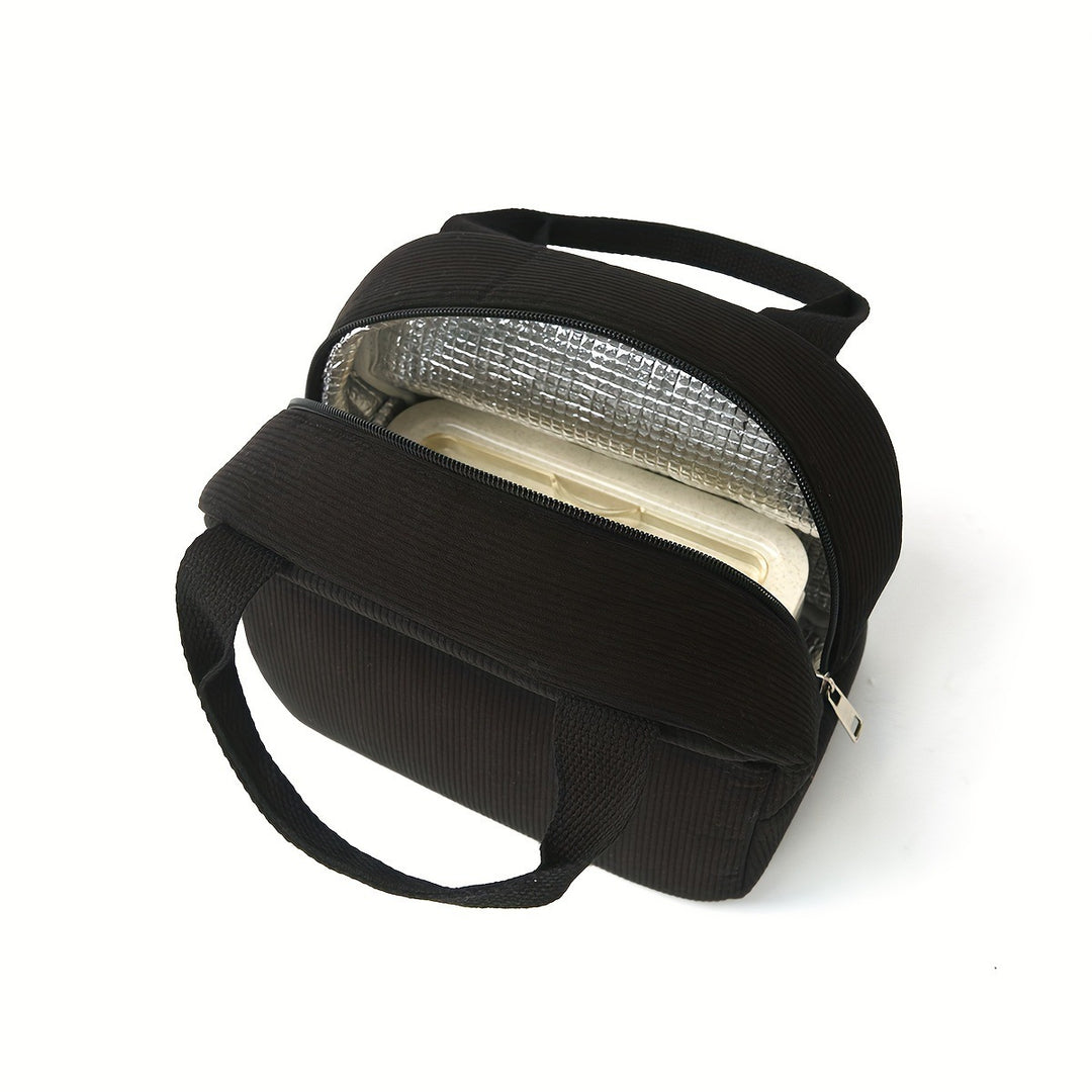 Cosmetic storage bag with structured surface Bowlift