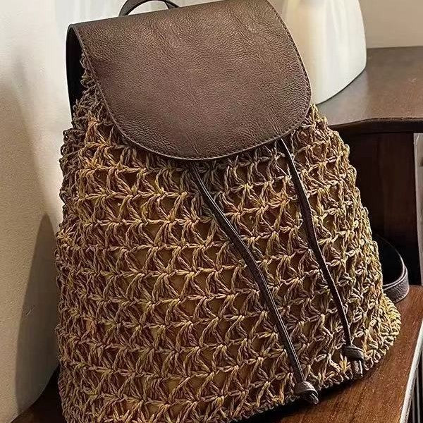 Handcrafted backpack bag made of natural material Bowlift