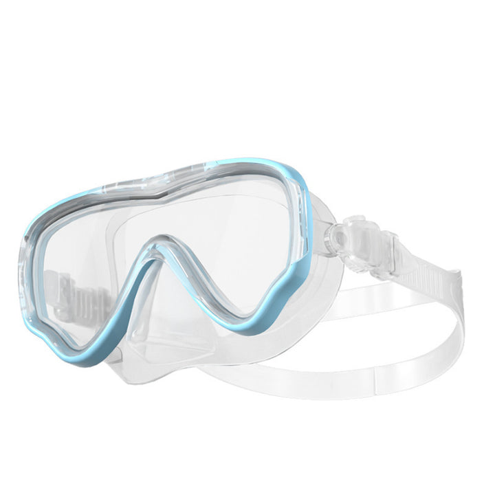 Diving mask with anti-fog technology and wide field of vision Bowlift