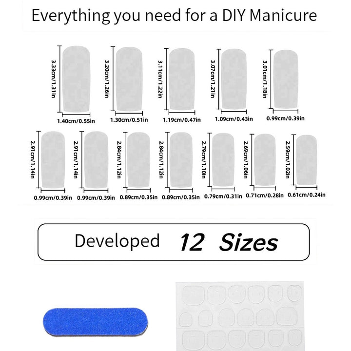 Modern Acrylic Nail Set Bowlift