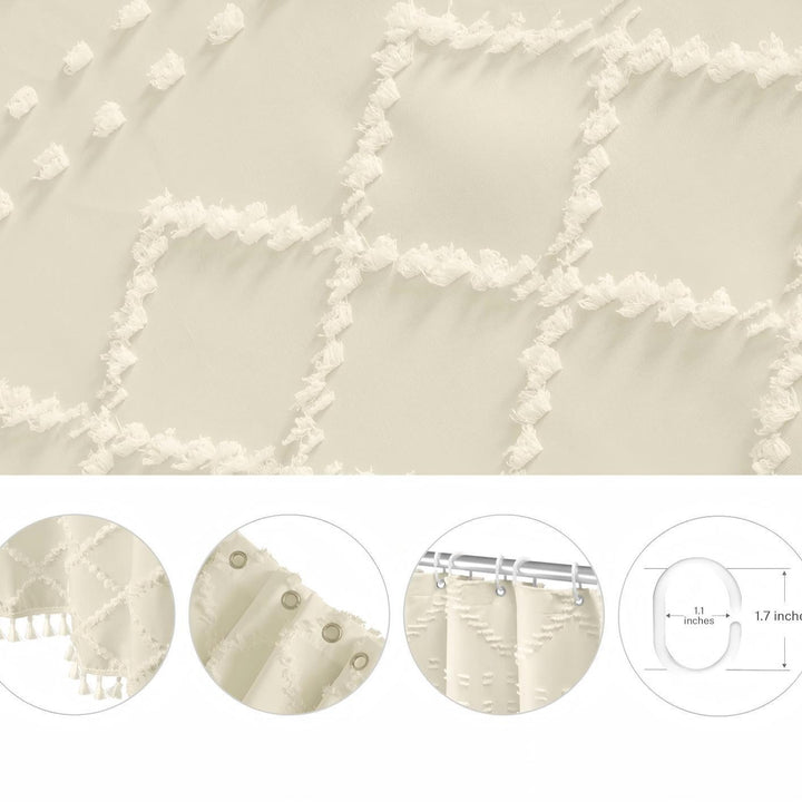 Decorative Shower Curtain Bowlift