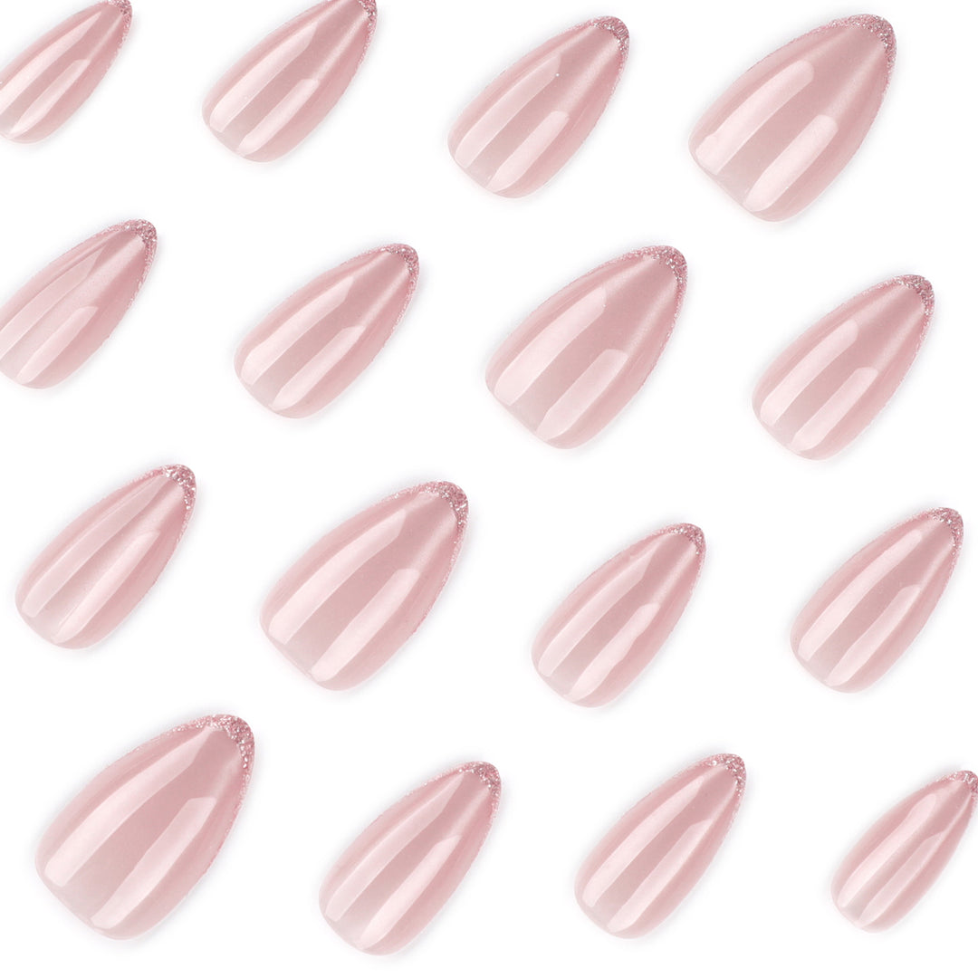 Artful stiletto nails with elegant ombre pattern Bowlift
