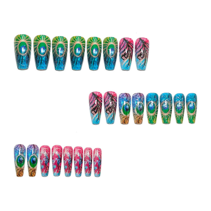 Glamorous Artificial Nail Set Bowlift