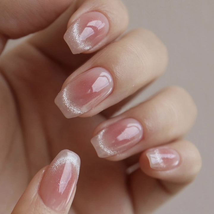 Artistic French-Tip Nail Extensions Bowlift