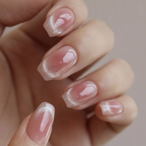 Artistic French-Tip Nail Extensions Bowlift