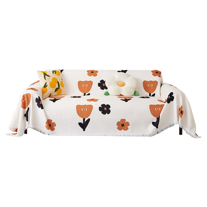 Floral Pattern Throw Blanket