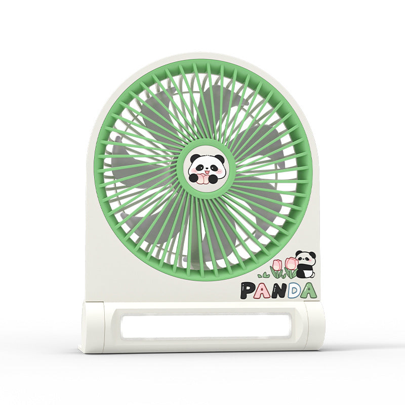 Women's Portable Mini-Pan Fan with Cute Panda Design Bowlift