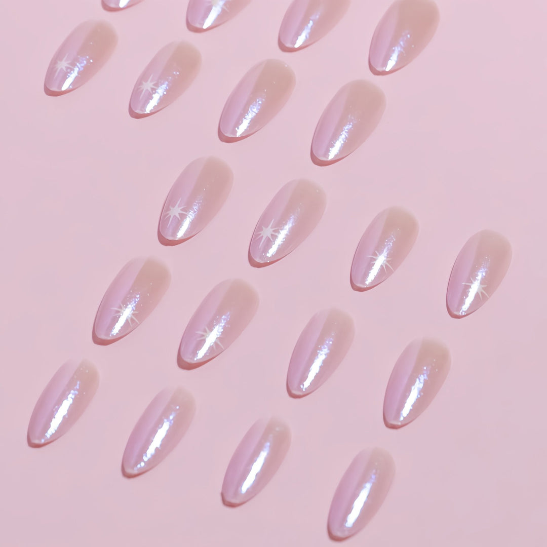 Glossy Nail Art Press-On Tips Bowlift
