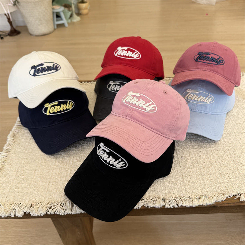 Men's Sports Cap with Tennis Graphic Bowlift
