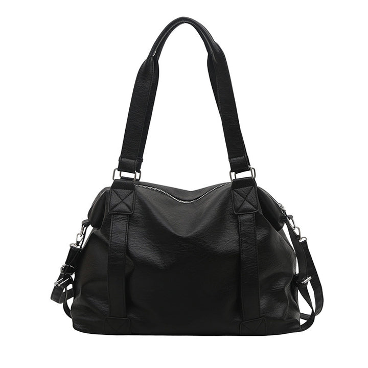 Luxurious Faux Leather Travel Tote Bag Bowlift