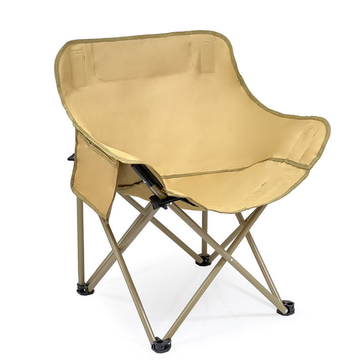 Women's folding chair with comfortable backrest and cup holder Bowlift