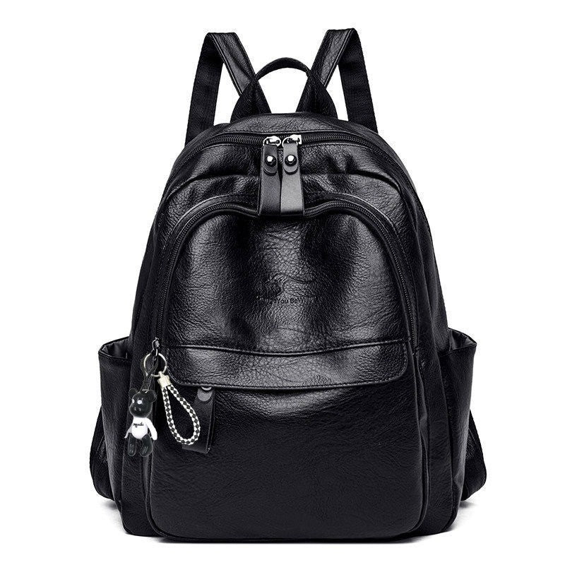 Stylish Black Backpack Bowlift