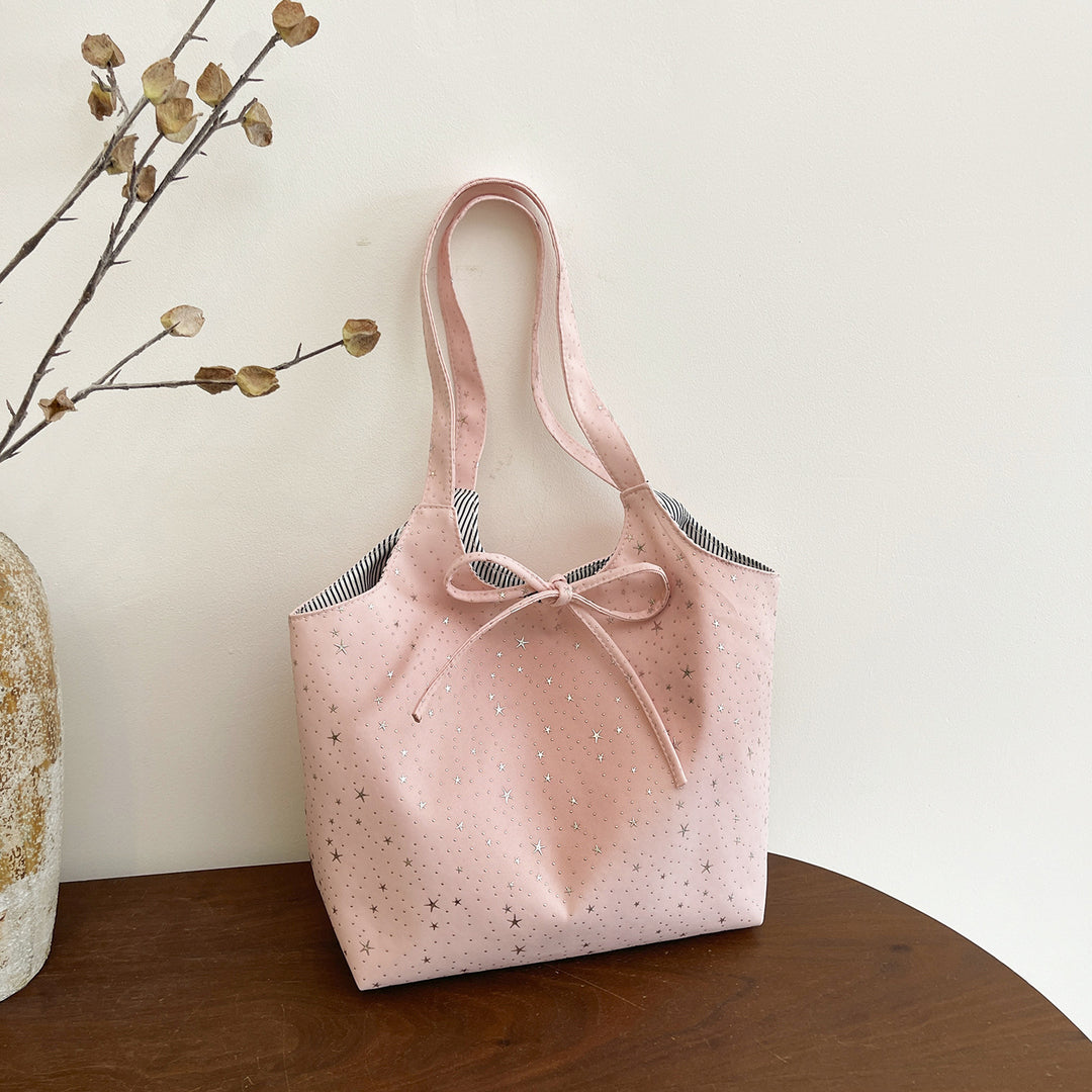 Stylish Multi-Pocket Canvas Tote Bag