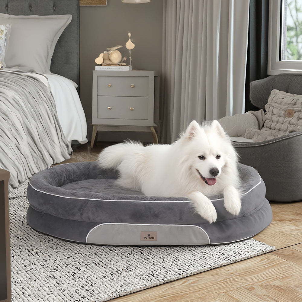 Round Ultra-Plush dog Mattress