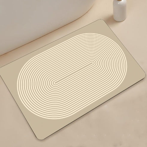 Unisex Stylish Geometric Pattern Bath Mat Bowlift