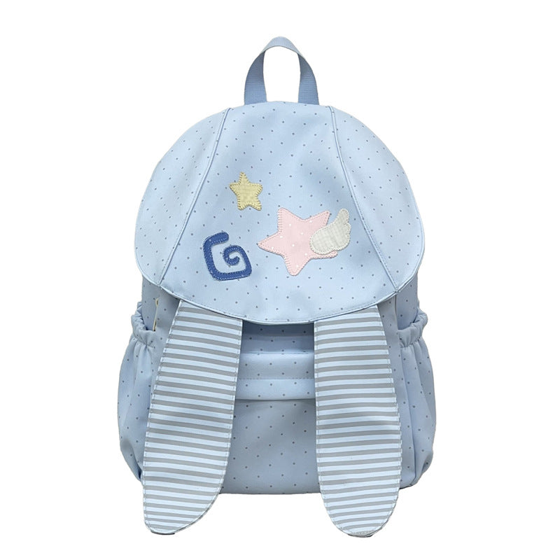 Cute Bunny Ears School Backpack Bowlift