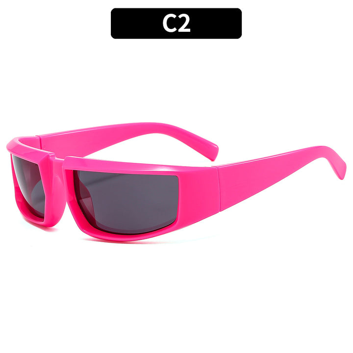 Sleek Oversized Sport Sunglasses
