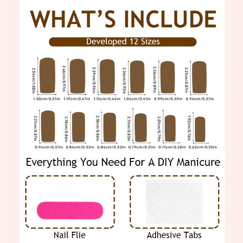 Artificial nail set in modern leopard pattern Bowlift