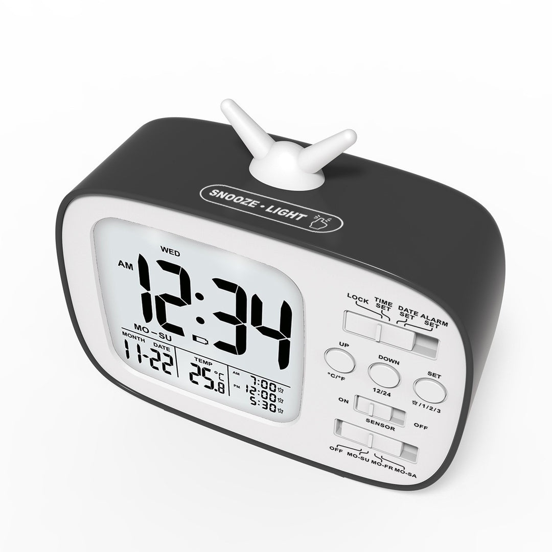 Digital Multifunction Alarm Clock Bowlift