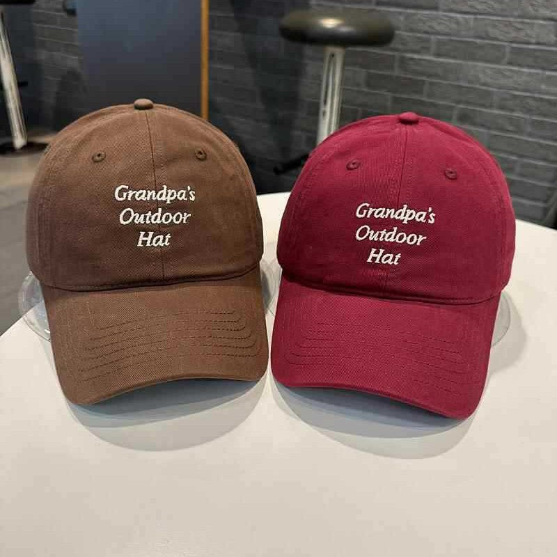 Unisex Adjustable Embroidered Outdoor Cap Bowlift