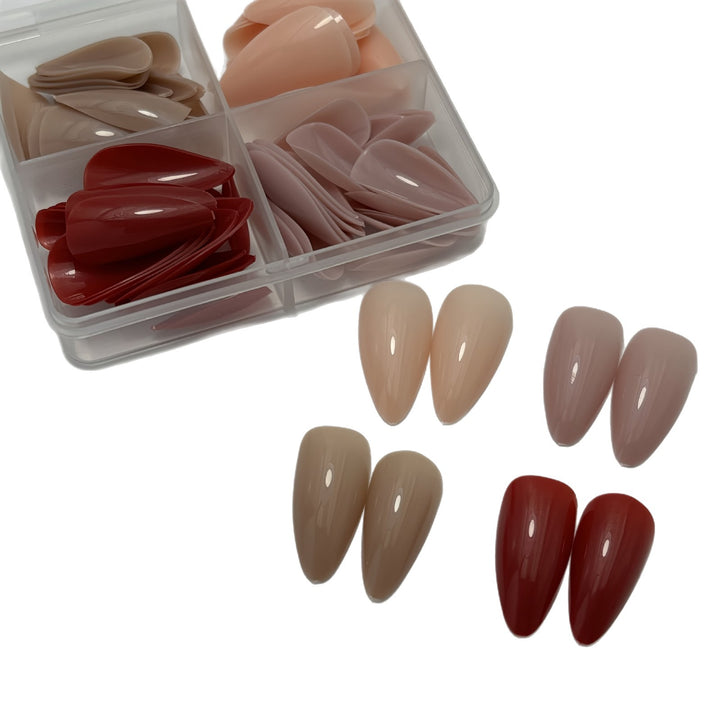 Premium Stiletto Press-On Nail Set Bowlift