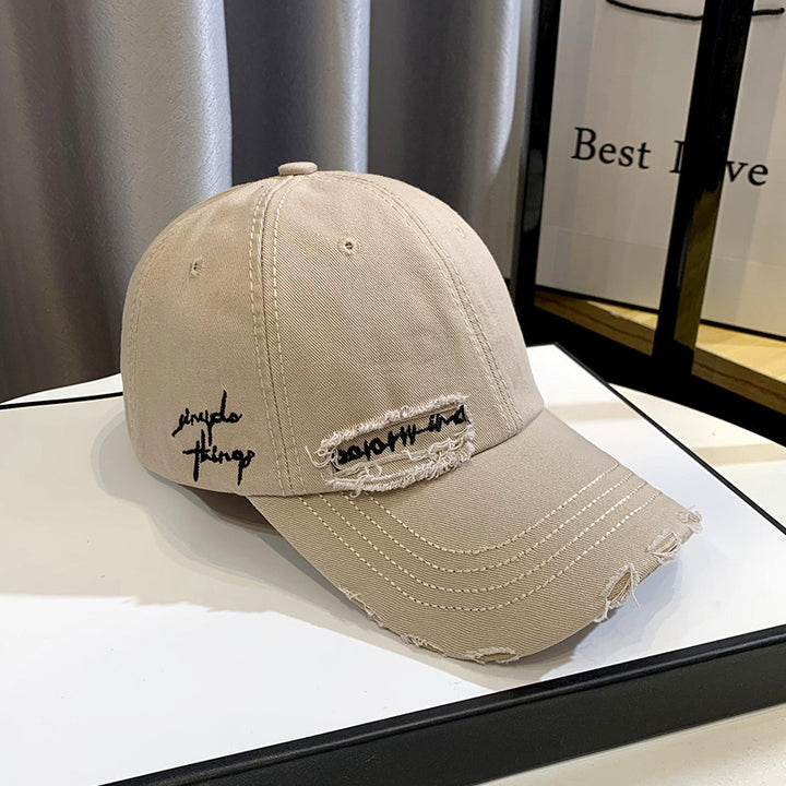 Unisex Distressed Graphic Baseball Hat Bowlift