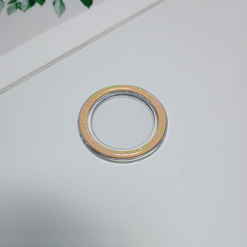 Decorative Transparent Compact Mirror Bowlift