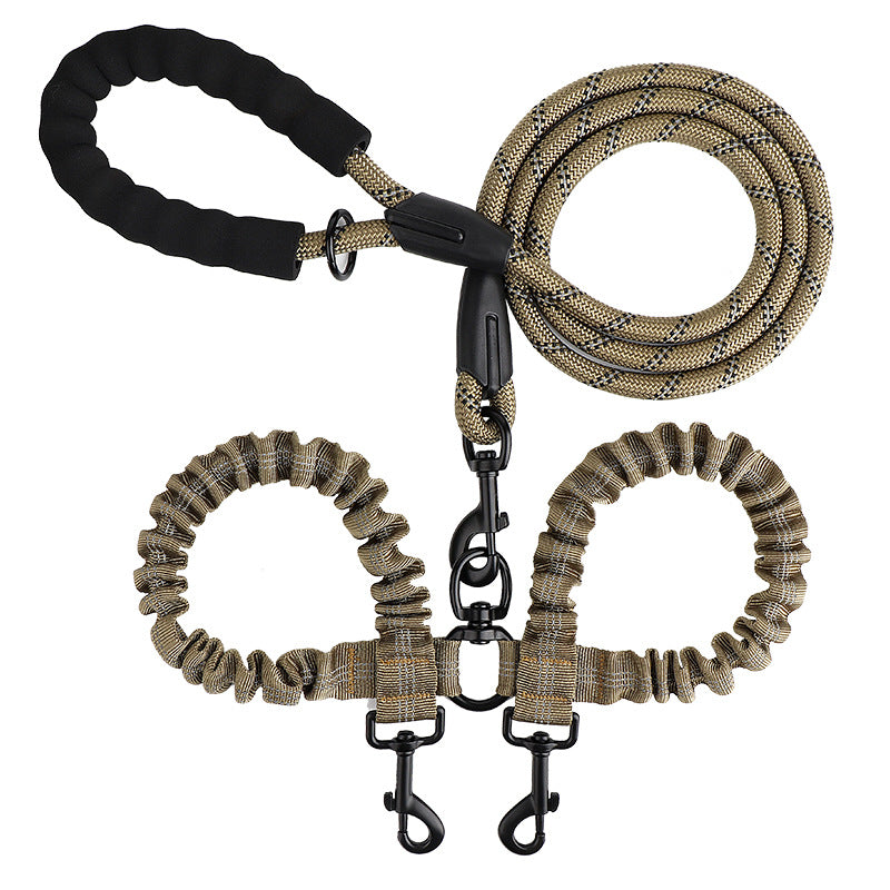 Bungee Training Dog Leash with Dual Handle