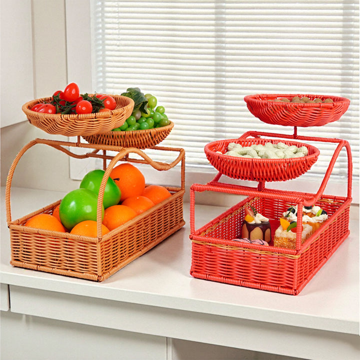 Ladies' Fruit and Vegetable Basket on High Shelf Bowlift