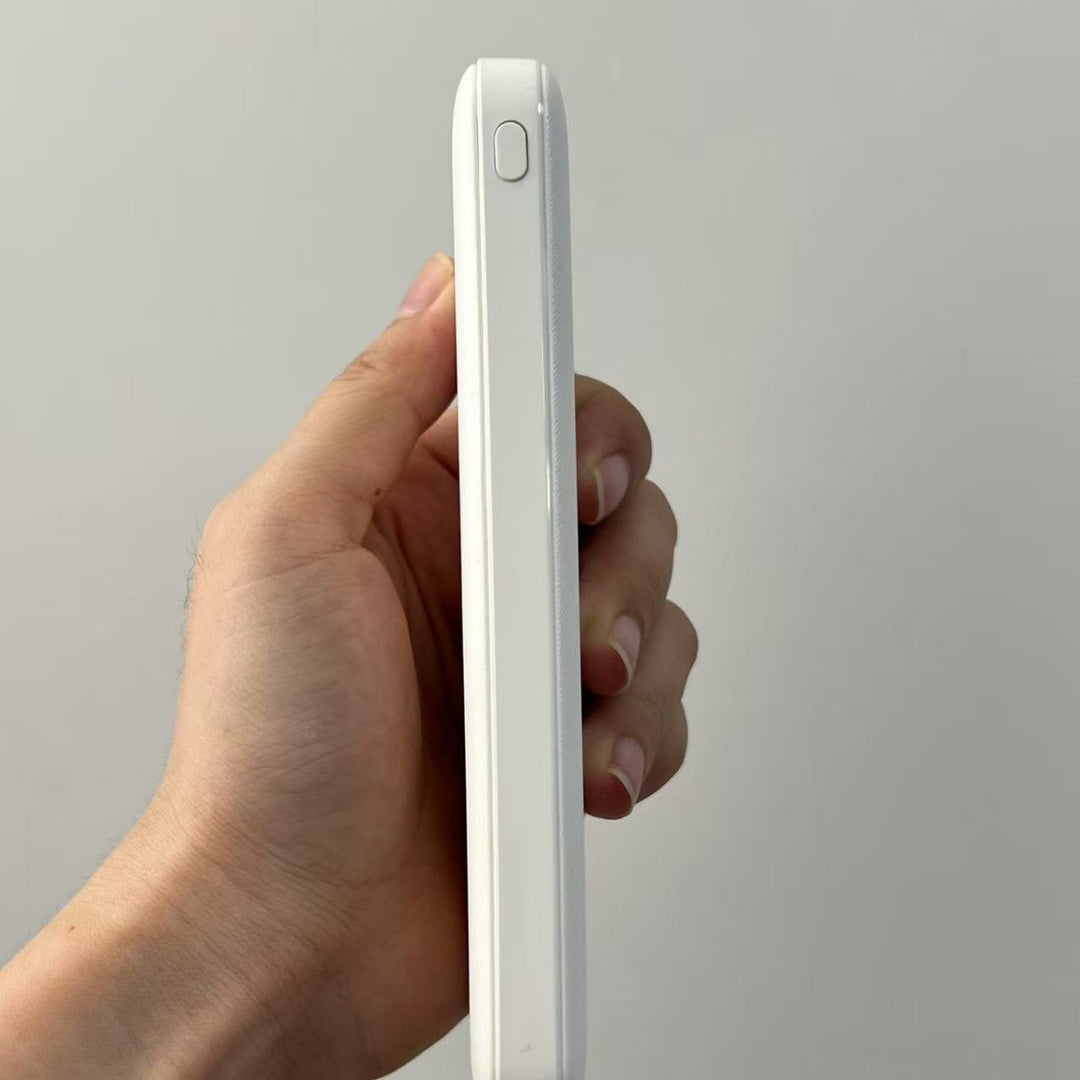 Portable power bank with innovative texture and fast charging connection Bowlift