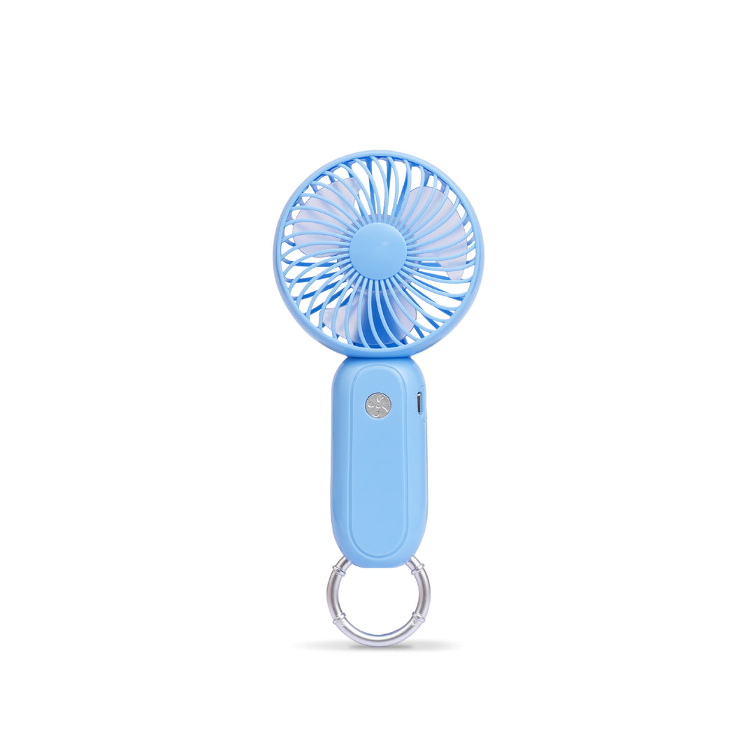Unisex Portable Mini-Hand Fan with Key Ring and USB Charging Function Bowlift