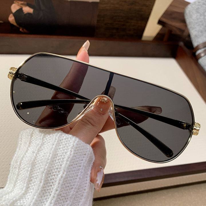Women oversized pilot sunglasses Bowlift