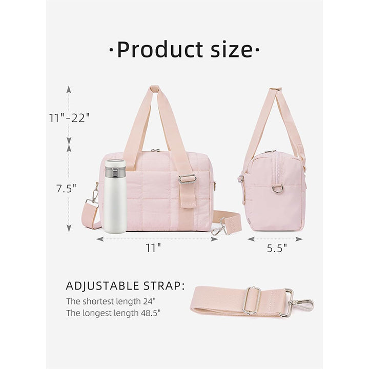 Elegant Laptop Bag with Removable Shoulder Strap Bowlift