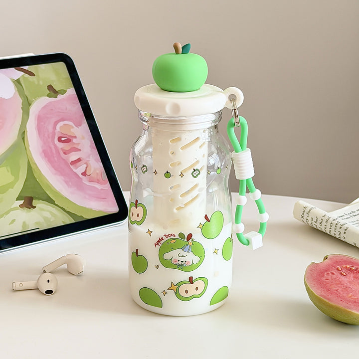 Women's creative drinking bottle with fruit motif Bowlift