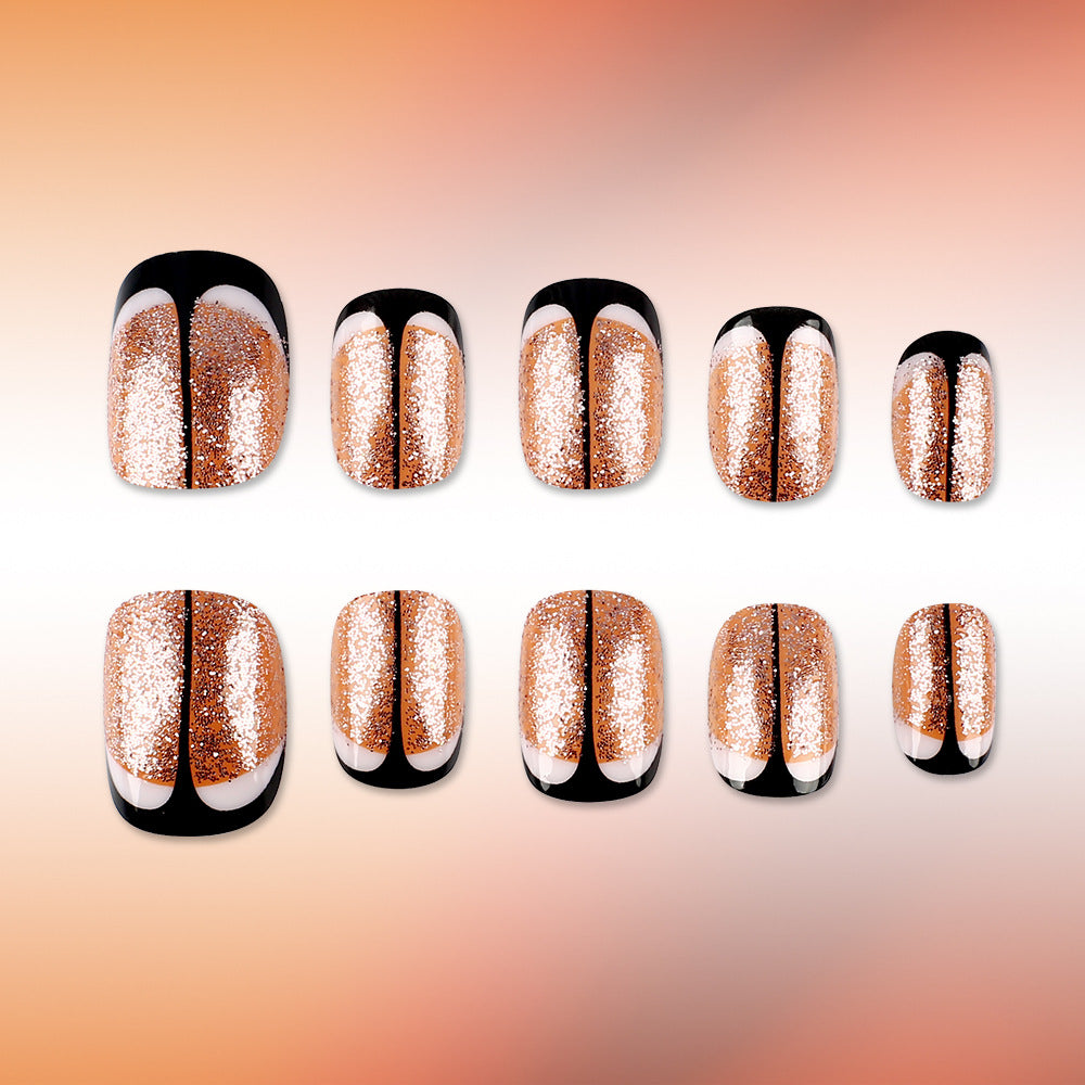 Glamorous Press-On Nail Art Set Bowlift