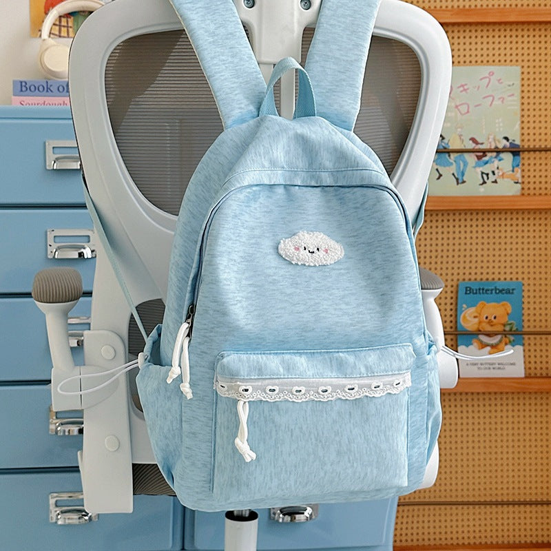 Playful Plush Bunny Backpack