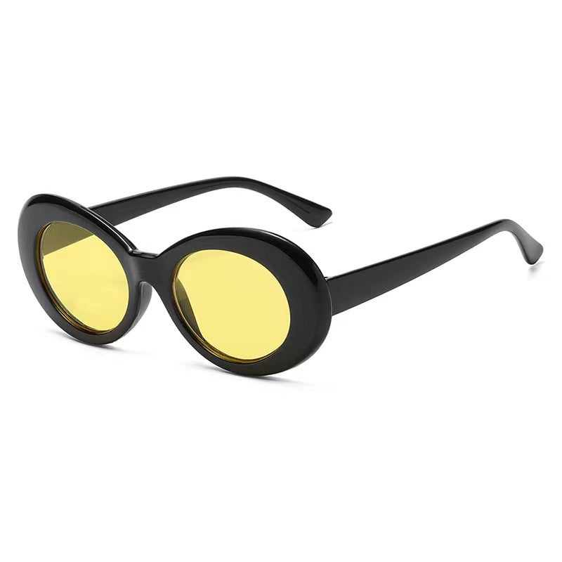 Fashionable Circle Frame Sunglasses Bowlift