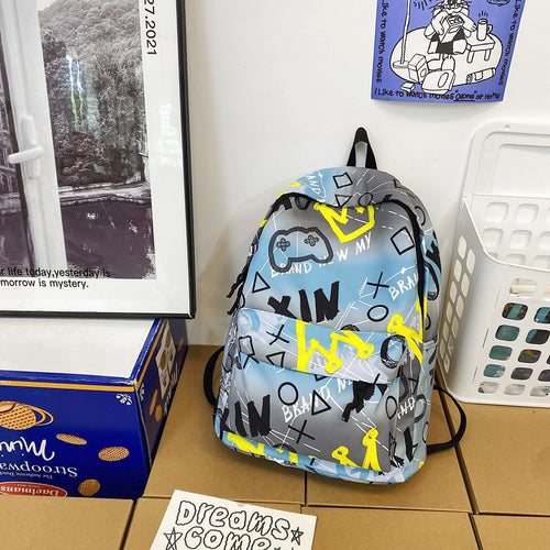 Stylish Graphic Print  Backpack