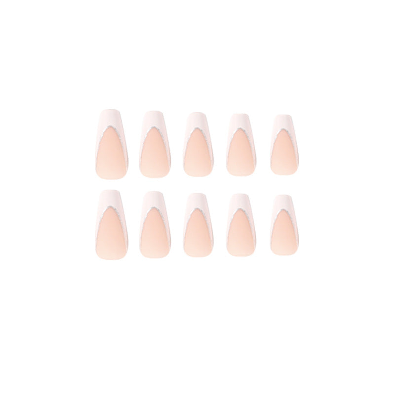Lacquered stiletto nails with glitter decoration Bowlift