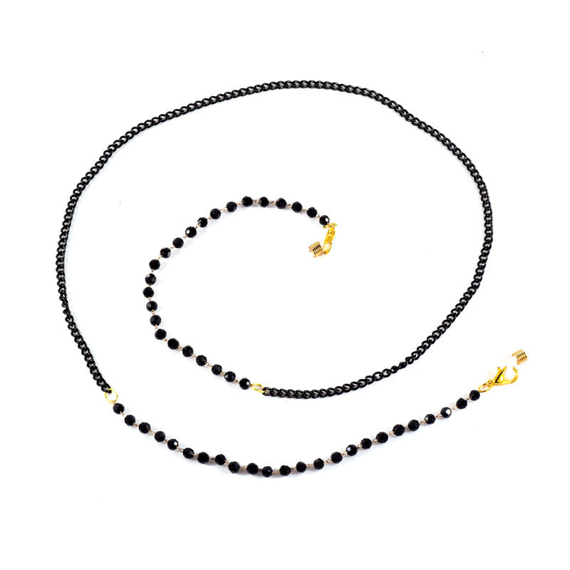 Pearl glasses chain with crystalline shine Bowlift