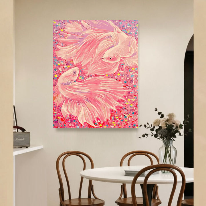 Abstract Fish Art Print