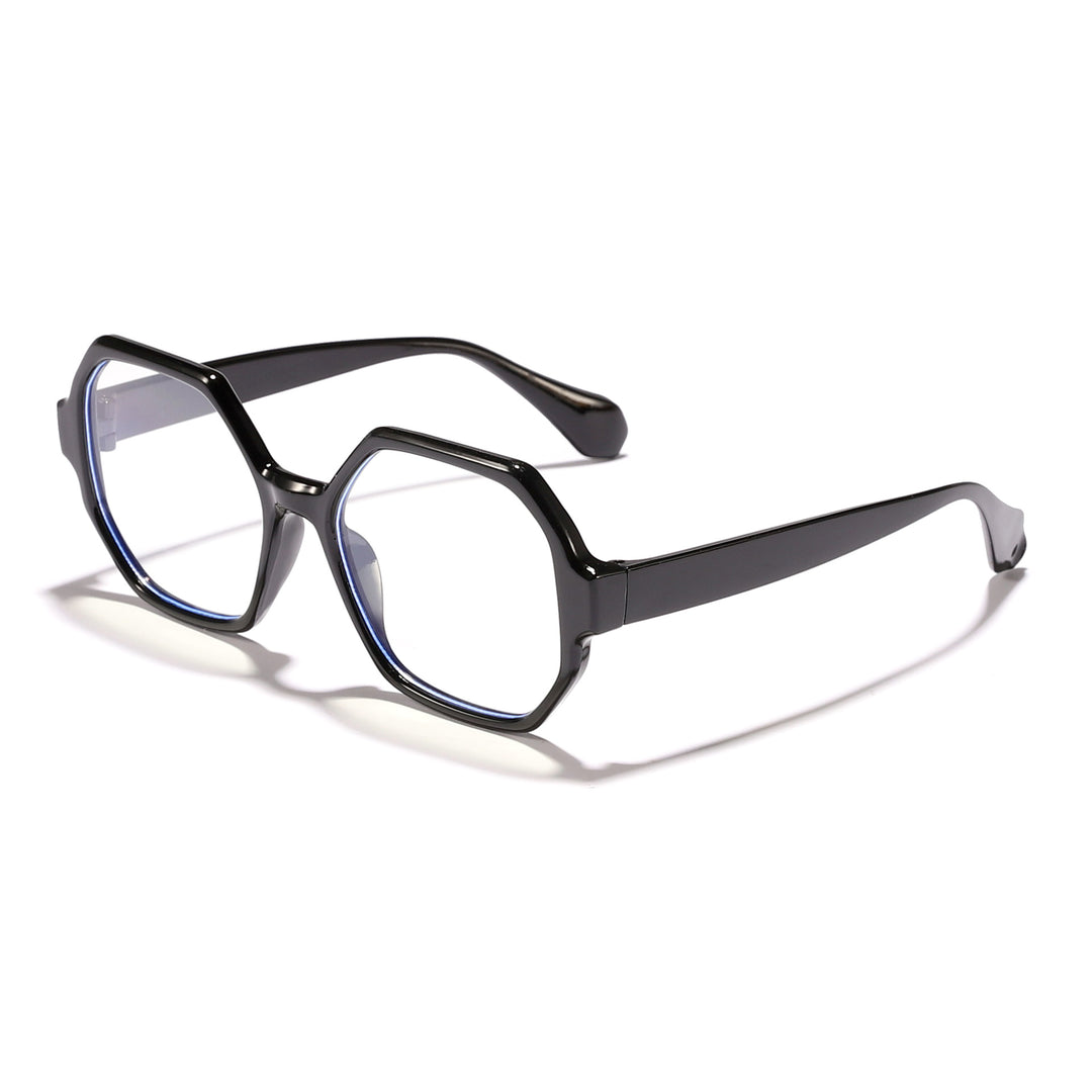 Women's fashionable sunglasses with hexagonal frame and UV protection Bowlift