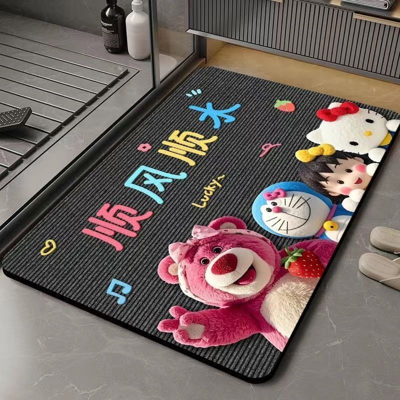 Cartoon-Themed Indoor Mat