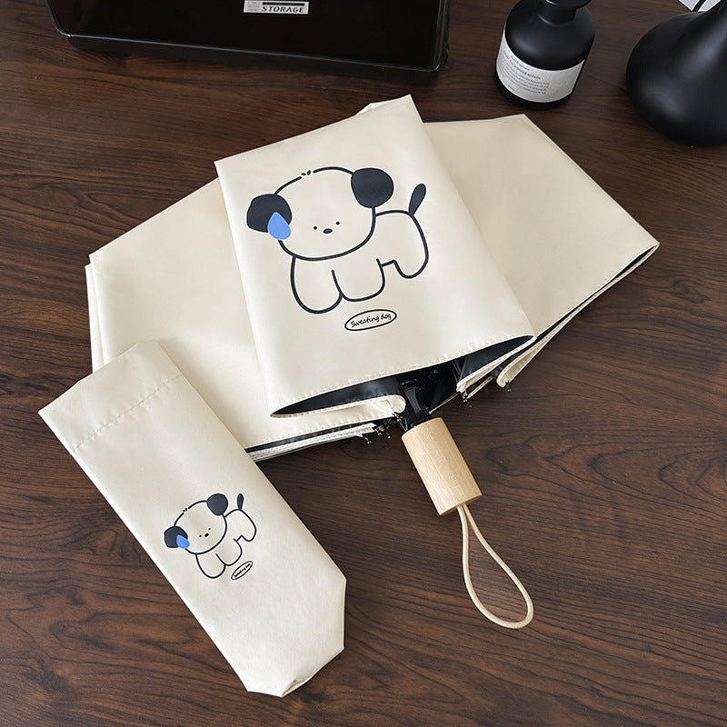 Ladies cute animal motif umbrella Bowlift