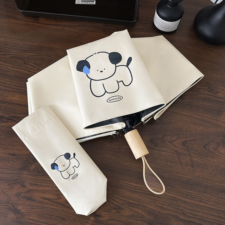 Ladies cute animal motif umbrella Bowlift