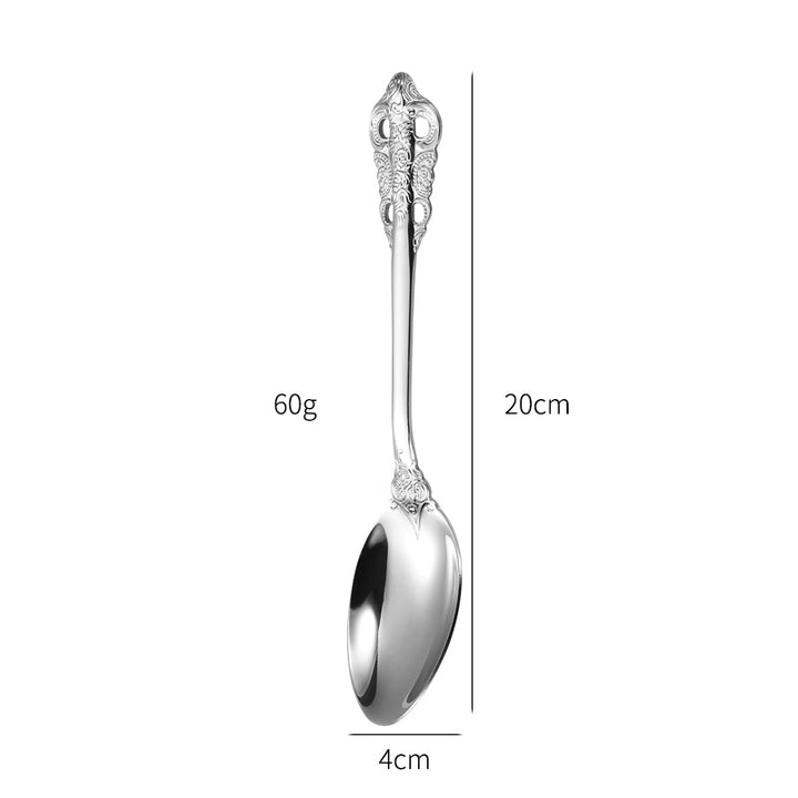 Elegant fish fork with artistic handle design Bowlift