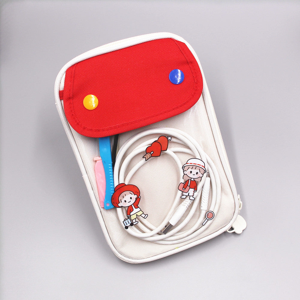Cute Cartoon-Themed Zippered Pencil Case Bowlift